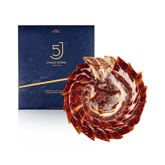 5 Jotas Jamón Bellota 100% Ibérico Hand Carved 50 G