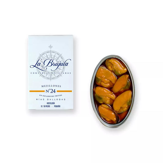Mussels In Escabeche 16/20 La Brujúla 120 G