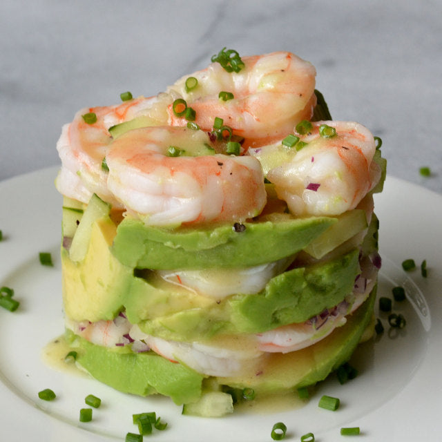 Peruvian Tarte Avocado & Shrimps