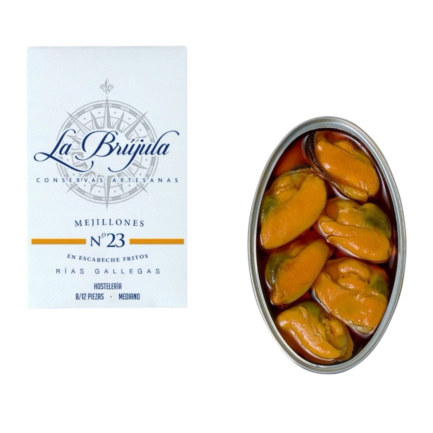 Mussels In Escabeche 16/20 La Brujúla 120 G