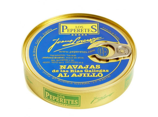 Los Peperetes Razor Clams 120 Gr