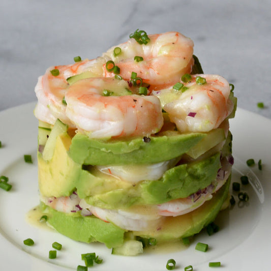 Peruvian Tarte Avocado & Shrimps